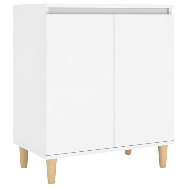 Szafka Biała z Drzwiami 60x35x70 cm do Salonu Pokoju Sypialni 769601