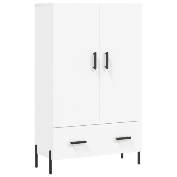 Szafka Biała z Drzwiami 69.5x31x115 cm do Salonu Pokoju Sypialni 774236