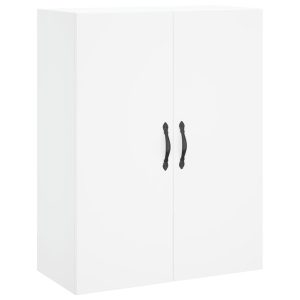 Szafka Biała z Drzwiami 69.5x34x90 cm do Salonu Pokoju Sypialni 769592 Szafka Biała z Drzwiami 69.5x34x90 cm do Salonu Pokoju Sypialni 769592