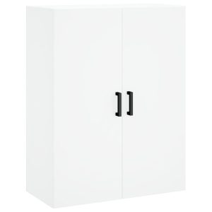 Szafka Biała z Drzwiami 69.5x34x90 cm do Salonu Pokoju Sypialni 769728 Szafka Biała z Drzwiami 69.5x34x90 cm do Salonu Pokoju Sypialni 769728