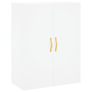 Szafka Biała z Drzwiami 69.5x34x90 cm do Salonu Pokoju Sypialni 774201 Szafka Biała z Drzwiami 69.5x34x90 cm do Salonu Pokoju Sypialni 774201