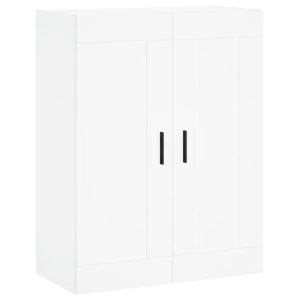 Szafka Biała z Drzwiami 69.5x34x90 cm do Salonu Pokoju Sypialni 769591 Szafka Biała z Drzwiami 69.5x34x90 cm do Salonu Pokoju Sypialni 769591