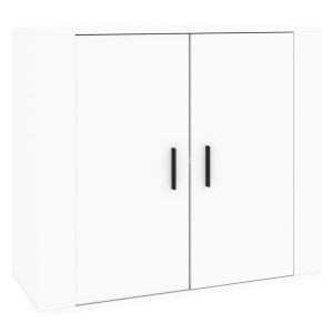 Szafka Biała z Drzwiami 80x33x70 cm do Salonu Pokoju Sypialni 769622 Szafka Biała z Drzwiami 80x33x70 cm do Salonu Pokoju Sypialni 769622