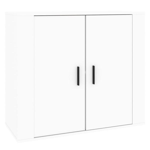 Szafka Biała z Drzwiami 80x33x70 cm do Salonu Pokoju Sypialni 769622