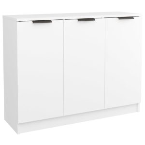 Szafka Biała z Drzwiami 90.5x30x70 cm do Salonu Pokoju Sypialni 769608 Szafka Biała z Drzwiami 90.5x30x70 cm do Salonu Pokoju Sypialni 769608