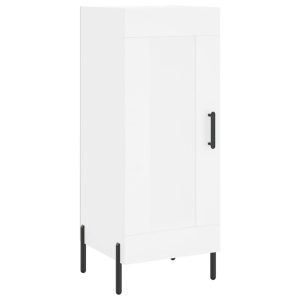 Szafka Biała z Drzwiami z Szufladami 34.5x34x90 cm do Salonu 774387 Szafka Biała z Drzwiami z Szufladami 34.5x34x90 cm do Salonu 774387