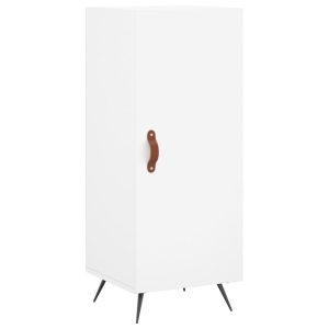 Szafka Biała z Drzwiami z Szufladami 34.5x34x90 cm do Salonu 774381 Szafka Biała z Drzwiami z Szufladami 34.5x34x90 cm do Salonu 774381