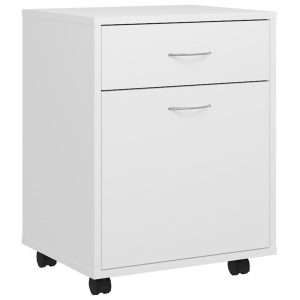 Szafka Biały Materiał drewnopochodny vidaXL 188485 Szafka Biały Materiał drewnopochodny vidaXL 188485