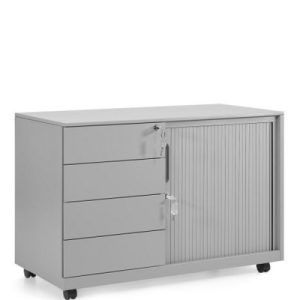 Szafka biurowa FB-615-L-4 szara metalowa 988545