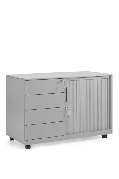 Szafka biurowa FB-615-L-4 szara metalowa 988545