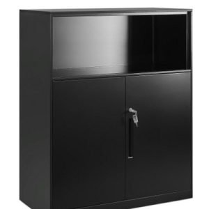 Szafka biurowa FB-801 czarna metalowa 994721 Szafka biurowa FB-801 czarna metalowa 994721