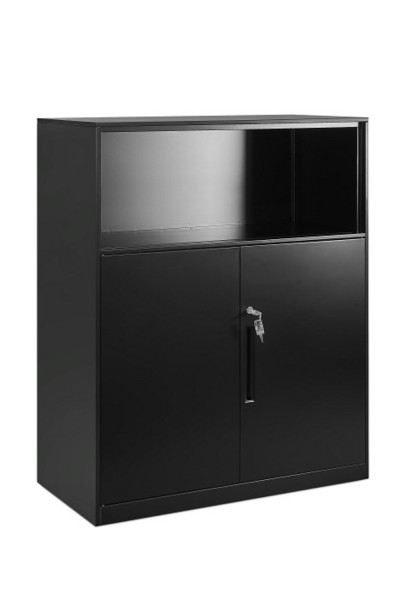 Szafka biurowa FB-801 czarna metalowa 994721