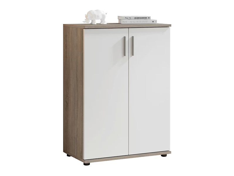 Szafka Bobby 60 cm z 2 drzwiami dąb sonoma/biały 838287