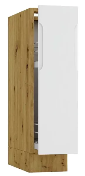 Szafka cargo 20 cm dąb artisan + szary - Rilo 641664