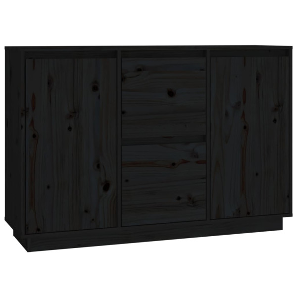 Szafka Czarny Drewno sosnowe vidaXL 126854