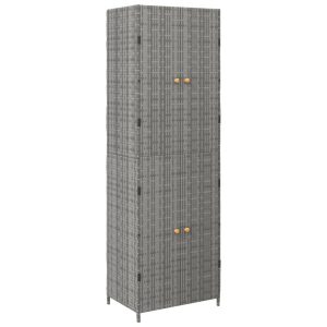 Szafka do przechowywania Szary Technorattan vidaXL 256310 Szafka do przechowywania Szary Technorattan vidaXL 256310