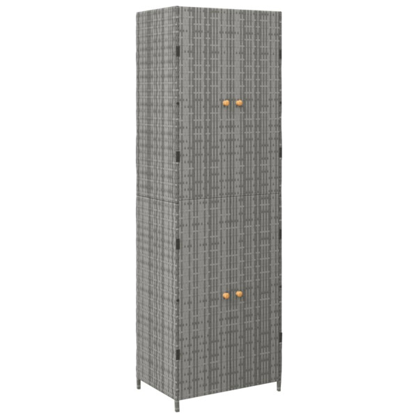 Szafka do przechowywania Szary Technorattan vidaXL 256310