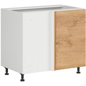 Szafka dolna Hamper lewa dąb lancelot zabudowuje naroże 105×60 cm 402898