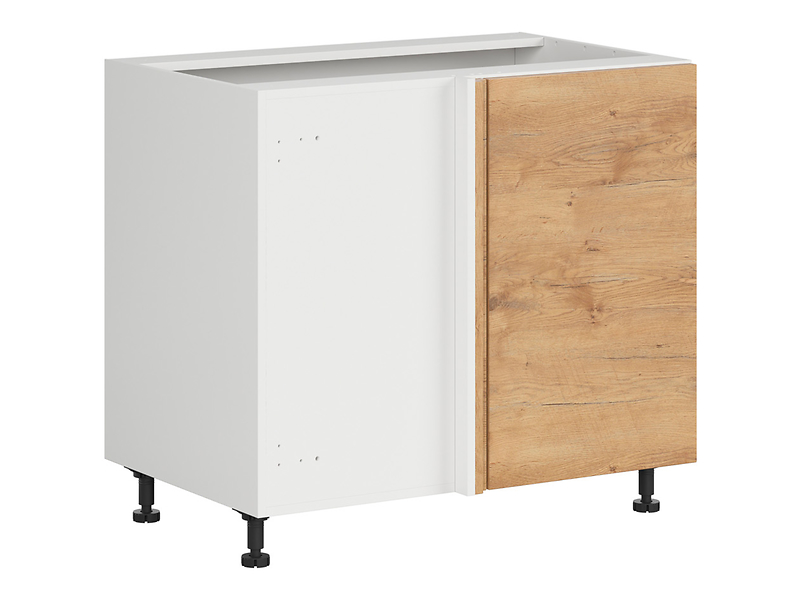 Szafka dolna Hamper lewa dąb lancelot zabudowuje naroże 105x60 cm 402898