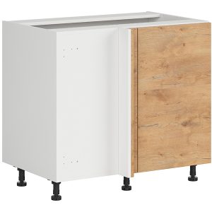 Szafka dolna Hamper lewa dąb lancelot zabudowuje naroże 110×65 cm 402905