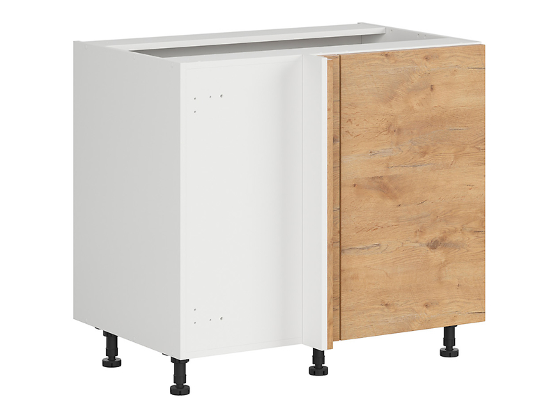 Szafka dolna Hamper lewa dąb lancelot zabudowuje naroże 110x65 cm 402905
