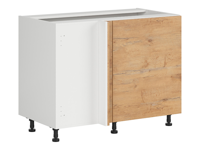 Szafka dolna Hamper lewa dąb lancelot zabudowuje naroże 125x65 cm 402909
