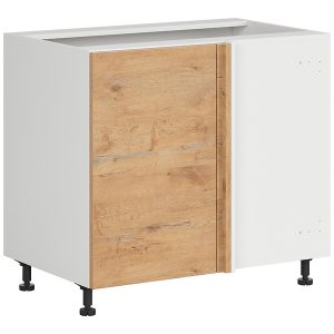 Szafka dolna Hamper prawa dąb lancelot zabudowuje naroże 105×60 cm 402899