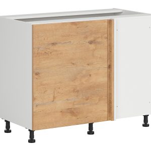 Szafka dolna Hamper prawa dąb lancelot zabudowuje naroże 120×60 cm 402908