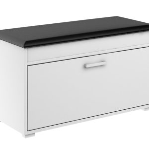 Szafka Fala 1 Biały/Czarny 80X37,7X49 Cm 943629 Szafka Fala 1 Biały/Czarny 80X37,7X49 Cm 943629