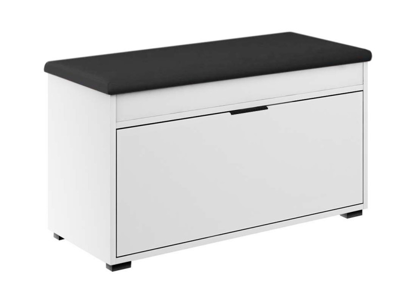 Szafka Fala 1 Biały/Czarny/K 80X37,7X49 Cm 943643