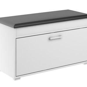 Szafka Fala 1 Biały/Szary 80X37,7X49 Cm 943671 Szafka Fala 1 Biały/Szary 80X37,7X49 Cm 943671