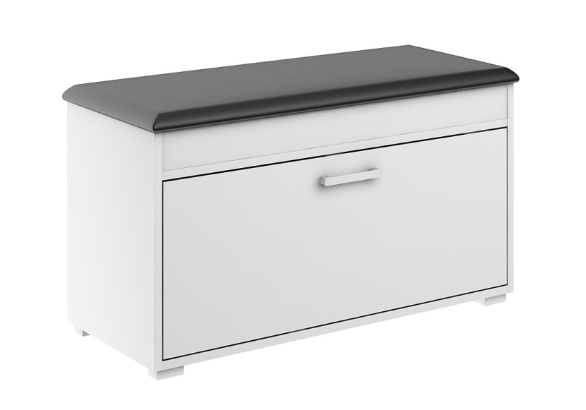 Szafka Fala 1 Biały/Szary 80X37,7X49 Cm 943671