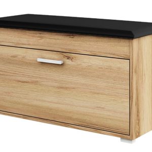 Szafka Fala 1 Dąb Craft Złoty/Czarny 80X37,7X49 Cm 943620 Szafka Fala 1 Dąb Craft Złoty/Czarny 80X37,7X49 Cm 943620