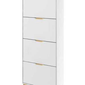 Szafka Fala 14 Biały/Kz 64,2X17,3X146,5 Cm – Biały Mat 949174