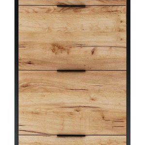 Szafka Fala 14C Dąb Craft Złoty/K 66X18X147 Cm – Dąb Craft Złoty 949187
