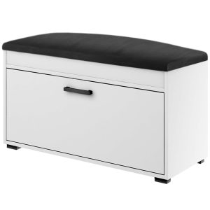 Szafka Fala 1W Biały/Czarny/C 80X37,7X49 Cm 943668