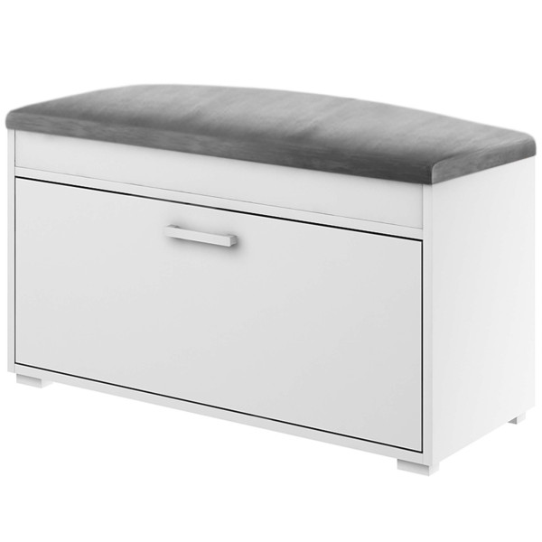 Szafka Fala 1W Biały/Szary 80X37,7X49 Cm 943674