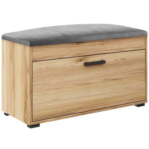 Szafka Fala 1W Dąb Craft Złoty/Szary/C 80X37,7X49 Cm 943630