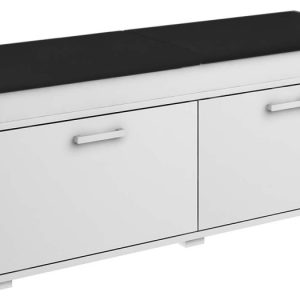 Szafka Fala 2 Biały/Czarny 100X37X49 Cm 943675 Szafka Fala 2 Biały/Czarny 100X37X49 Cm 943675
