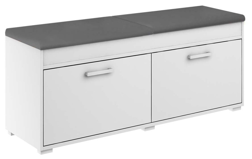 Szafka Fala 2 Biały/Szary 100X37X49 Cm 943635
