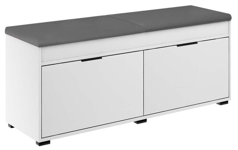 Szafka Fala 2 Biały/Szary/K 100X37X49 Cm 943648