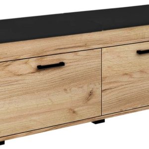 Szafka Fala 2 Dąb Craft Złoty/Czarny/C 100X37X49 Cm 943645 Szafka Fala 2 Dąb Craft Złoty/Czarny/C 100X37X49 Cm 943645