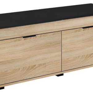 Szafka Fala 2 Dąb Sonoma/Czarny/K 100X37X49 Cm 943657 Szafka Fala 2 Dąb Sonoma/Czarny/K 100X37X49 Cm 943657