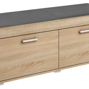 Szafka Fala 2 Dąb Sonoma/Szary 100X37X49 Cm 943617 Szafka Fala 2 Dąb Sonoma/Szary 100X37X49 Cm 943617