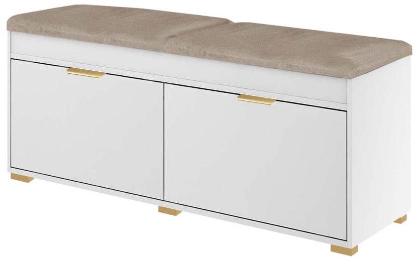 Szafka Fala 3 Biały/Beż/Kz 100X37X49 Cm 949220