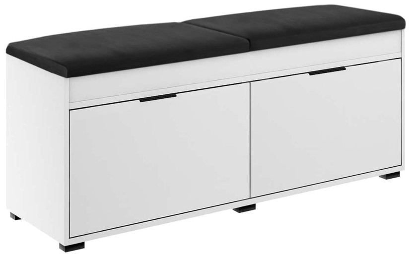 Szafka Fala 3 Biały/Czarny/K 100X37X49 Cm 949184