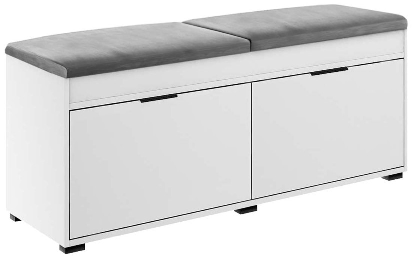 Szafka Fala 3 Biały/Szary/K 100X37X49 Cm 949227