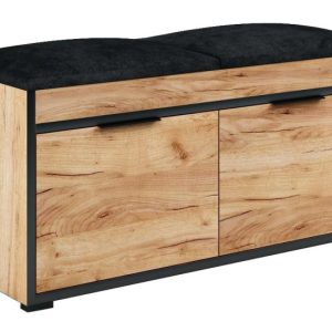 Szafka Fala 3C Dąb Craft Złoty/Czarny/K 100X37X49 Cm 949189 Szafka Fala 3C Dąb Craft Złoty/Czarny/K 100X37X49 Cm 949189