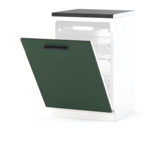Szafka front do zmywarki 60cm blande biały butelkowa zieleń 601986 Szafka front do zmywarki 60cm blande biały butelkowa zieleń 601986