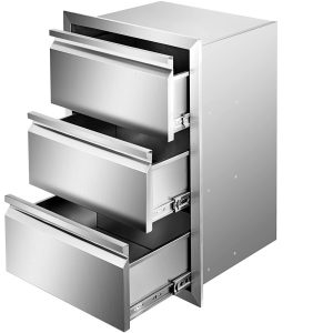 Szafka gastronomiczna 3 szuflady do zabudowy 37.7 x 64.6 x 48 cm 937019 Szafka gastronomiczna 3 szuflady do zabudowy 37.7 x 64.6 x 48 cm 937019
